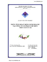 Phân tích kết quả hoạt động kinh doanh tại công ty cổ phần chế biến thủy sản ÚT XI.pdf