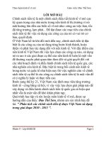 CHÍNH SÁCH TIỀN TỆ TRONG NỀN KINH TẾ THỊ TRƯỜNG