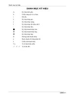 Kỹ thuật xây dựng đại cương- Danh mục và ký hiệu