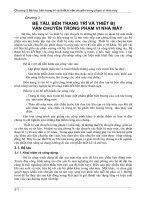 Bệ tàu, bến trang trí và thiết bị vận chuyển trong phạm vi nhà mày