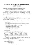 Giáo trình Điều hòa không khí và thông gió - Chương 9