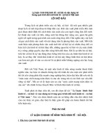 Lý luận hình thái kinh tế - xã hội và vận dụng nó trong quá trình đổi mới kinh tế - xã hội ở Việt Nam