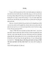 Giải pháp nâng cao khả năng cạnh tranh của Công ty TNHH Nhà nước một thành viên Bưu chính Viettel