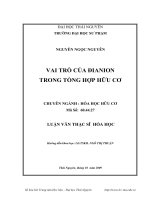 Vai trò của đianion trong tổng hợp hữu cơ