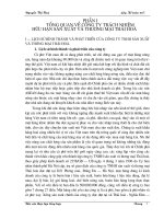 Thực trạng tổ chức công tác hạch toán kế toántại Cty TNHH sản xuất và TM Thái Hoà