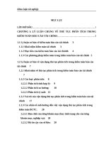 Vận dụng thủ tục phân tích trong kiểm toán BCTC tại Công ty TNHH Kiểm toán và Định giá Việt Nam