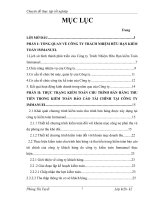 Thực trạng kiểm toán chu trình bán hàng thu tiền trong kiểm toán báo cáo tài chính tại công ty IMANUEL