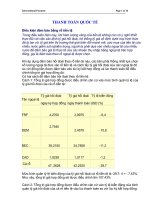 THANH TOÁN QUỐC TẾ