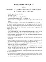 Văn hóa và con người Tây Nguyên trong văn xuôi nghệ thuật 1945-2000