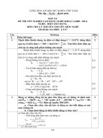 Đáp án đề thi lý thuyết điện dân dụng 7