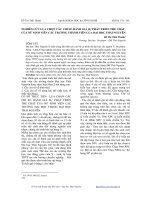 Nghiên cứu lựa chọn các chỉ số đánh giá sự phát triển thể chất của nữ sinh viên các trường thành viên của đại học thái nguyên