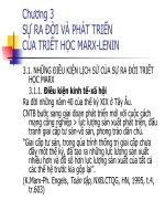 Bài giảng triết học - Chương 3