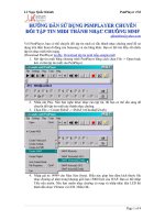 HƯỚNG DẪN SỬ DỤNG PSMPLAYER CHUYỂN ĐỔI TẬP TIN MIDI THÀNH NHẠC CHUÔNG MMF
