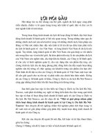 Một số Giải pháp nhằm phát triển hoạt động kinh doanh lữ hành quốc tế tại Cty Du lịch Hà Nội-Toserco