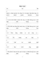 Công tác kế toán tại công ty cổ phần thương mại và xuất nhập khẩu hoàng nam