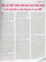 Nhìn lại tiến trình hiện đại hoá công nghệ và mở rộng dịch vụ ngân hàng bán lẻ 2003.pdf