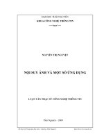 Nghiên cứu một số kỹ thuật nội suy ảnh và ứng dụng