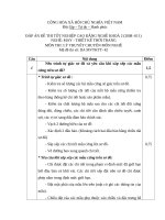 Đáp án đề thi may thiết kế thời trạng 42