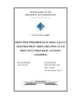 Phân tích tình hình xuất khẩu gạo và giải pháp phát triển.pdf