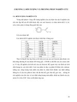 Nghiên cứu sự ảnh hưởng của một số tham số lượng tử đến tính axit của dãy Benzoic thế - Chương 2