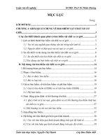 Thực trạng và giải pháp nhằm nâng cao hiệu quả hoạt động của nghiệp vụ bảo hiểm vật chất xe cơ giới tại phòng bảo hiểm Cầu Giấy, công ty bảo hiểm Hà Nội