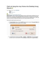 Cách sử dụng thư mục Home như Desktop trong Ubunt1