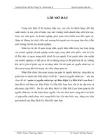 Quản trị nguồn nhân lực tại Khu Dịch Vụ Dầu Khí Lam Sơn