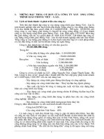 Vân dụng một số phương pháp thống kê phân tích chi phí sản xuất và giá thành sản phẩm của công ty xây dựng công trình giao thông Việt _ Lào.doc