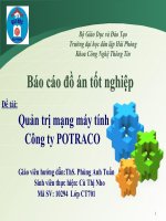 Quản trị mạng máy tính công ty Potraco