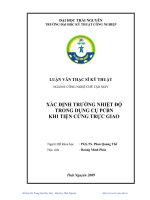 Xác định trường nhiệt độ trong dụng cụ pcbn khi tiện cứng trực giao