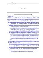 Một số giải pháp phát triển kinh doanh sản phẩm phần mềm ở công ty cổ phần Sao Mai