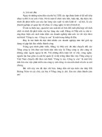 Khái quát chung về Tổng công ty chè Việt Nam và mô hình Công ty mẹ - Công ty con