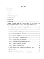 Nâng cao chất lượng tín dụng đối với Doanh nghiệp nhỏ và vừa tại Agribank TpHCM