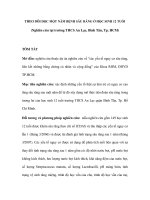 Theo dõi dọc một năm bệnh sâu răng ở học sinh 12 tuổi