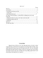 Ảnh hưởng của môi trường luật pháp ở Mỹ tới việc xuất khẩu hàng dệt may của các doanh nghiệp Việt Nam