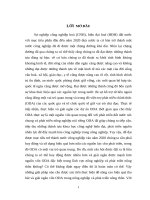 Thực trạng về việc huy động và giải ngân vốn ODA trong nông nghiệp và phát triên nông thôn ở Việt Nam hiện nay cao học.DOC