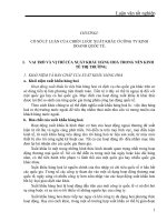 Những giải pháp nâng cao hiệu quả Marketing Xuất khẩu mặt hàng Gạo tại công ty lương thực Miền Bắc