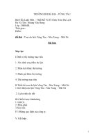 Thiết Kế Và Tổ Chức Tour Du Lịch ( Tour du lịch Vũng Tàu – Nha Trang – Mũi Né)