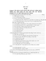 Những giải pháp nhằm nâng cao hoạt động tài trợ tín dụng cho doanh nghiệp vừa và nhỏ tại Ngân hàng Ngoại thương Chi nhánh TPHCM