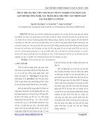 Đặc tính âm phản hồi của cá nục sồ, cá bạc má và cá ngân