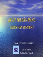Quản trị bán hàng
