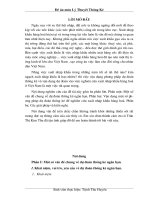 Vận dụng phương pháp dự đoán thống kê trong việc nghiên cứu xuất nhập khẩu hàng hoá