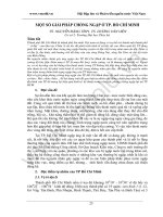 Giải pháp chống ngập - TP. Hồ Chí Minh