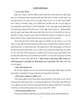 Thực trạng và giải pháp nhằm nâng cao chất lượng dịch vụ bộ phận ăn uống khách sạn Công Đoàn Việt Nam