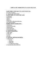 Chiến lược marketing của avon việt nam