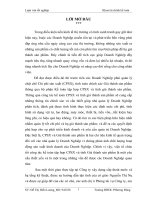 Hoàn thiện kế toán chi phí sản xuất và tính giá thành sản phẩm xây lắp tại Công ty xây dựng cấp thoát nước và hạ tầng kỹ thuật