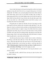 Một số biện pháp giảm chi phí vận tải thuỷ tại Cty cổ phần vận tải và dịch vụ Petrolimex Hải Phòng