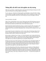 Những điều cần biết trước khi nghiên cứu thị trường