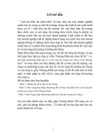 Các Giải pháp Marketing nhằm duy trì & mở rộng thị trường của công ty Giầy Thượng Đình