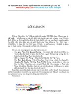 Đầu tư phát triển ngành chè Việt Nam - Thực trạng và giải pháp.Doc